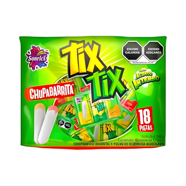 TIX TIX Chupabarrita Bag 18 Pieces
