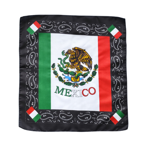 Large handkerchief with the coat of arms of Mexico 60 x 60 cm
